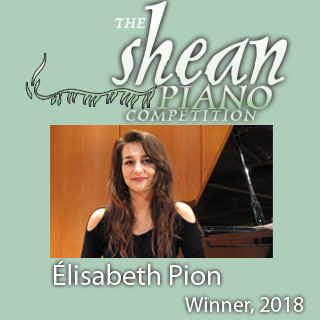 2018 Shean Piano Competition Winner Élisabeth Pion